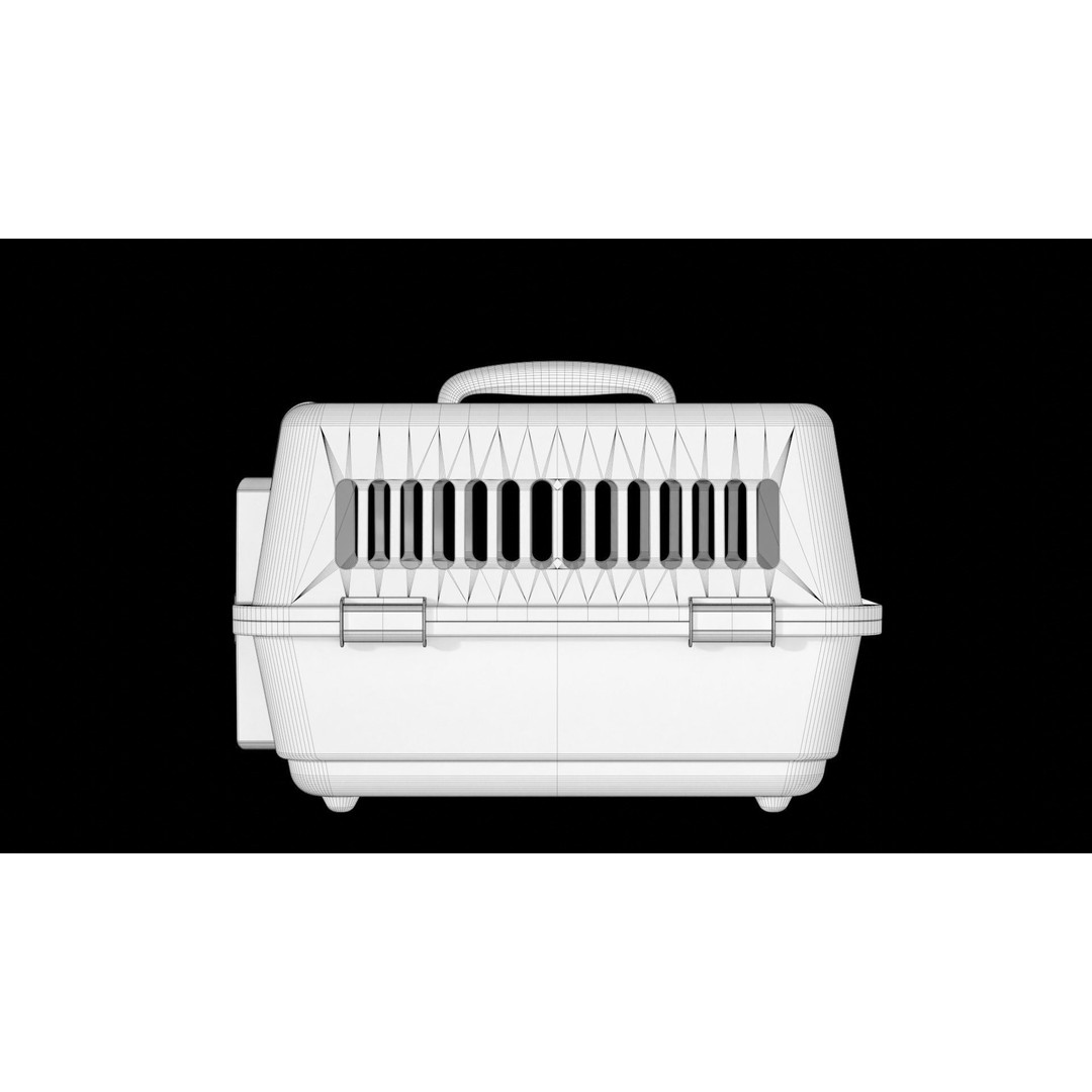 Animal Pet Carrier 3D Model – Real World Scale PBR Asset, FBX - View 14
