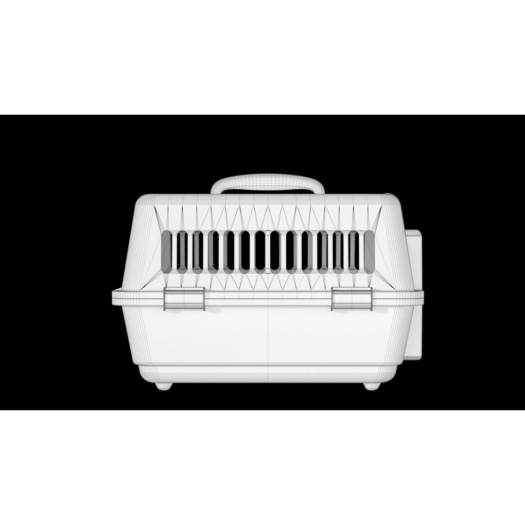 Animal Pet Carrier 3D Model – Real World Scale PBR Asset, FBX - View 16