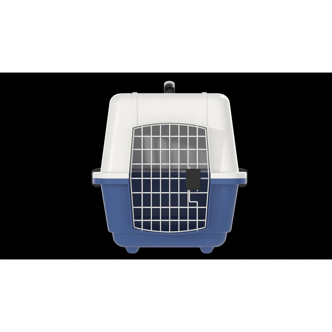Animal Pet Carrier 3D Model – Real World Scale PBR Asset, FBX - View 3