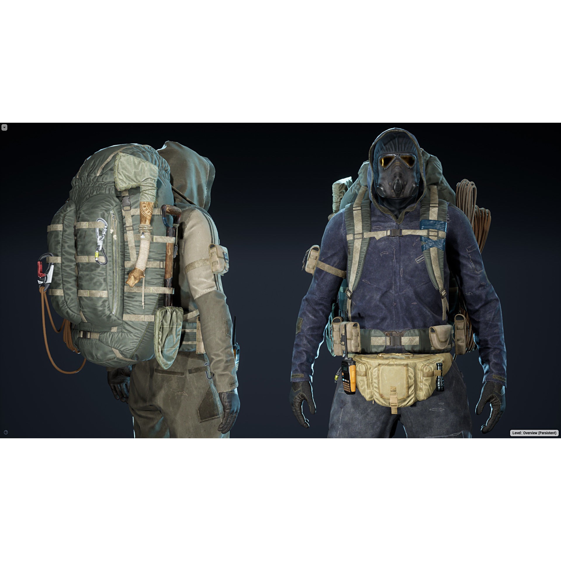 Post Apocalyptic Survivor - Low-Poly Game-Ready 3D Model - View 11