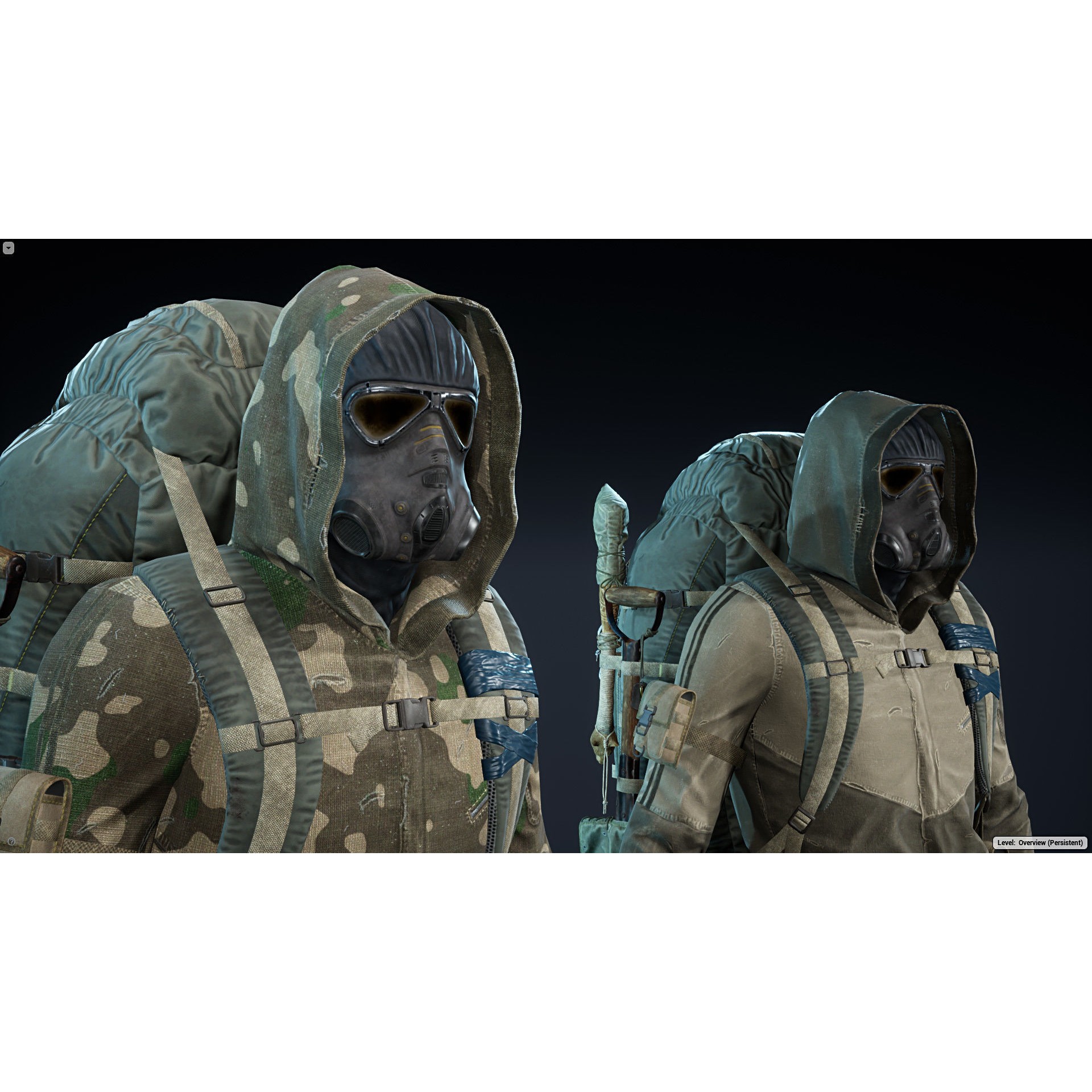 Post Apocalyptic Survivor - Low-Poly Game-Ready 3D Model - View 5