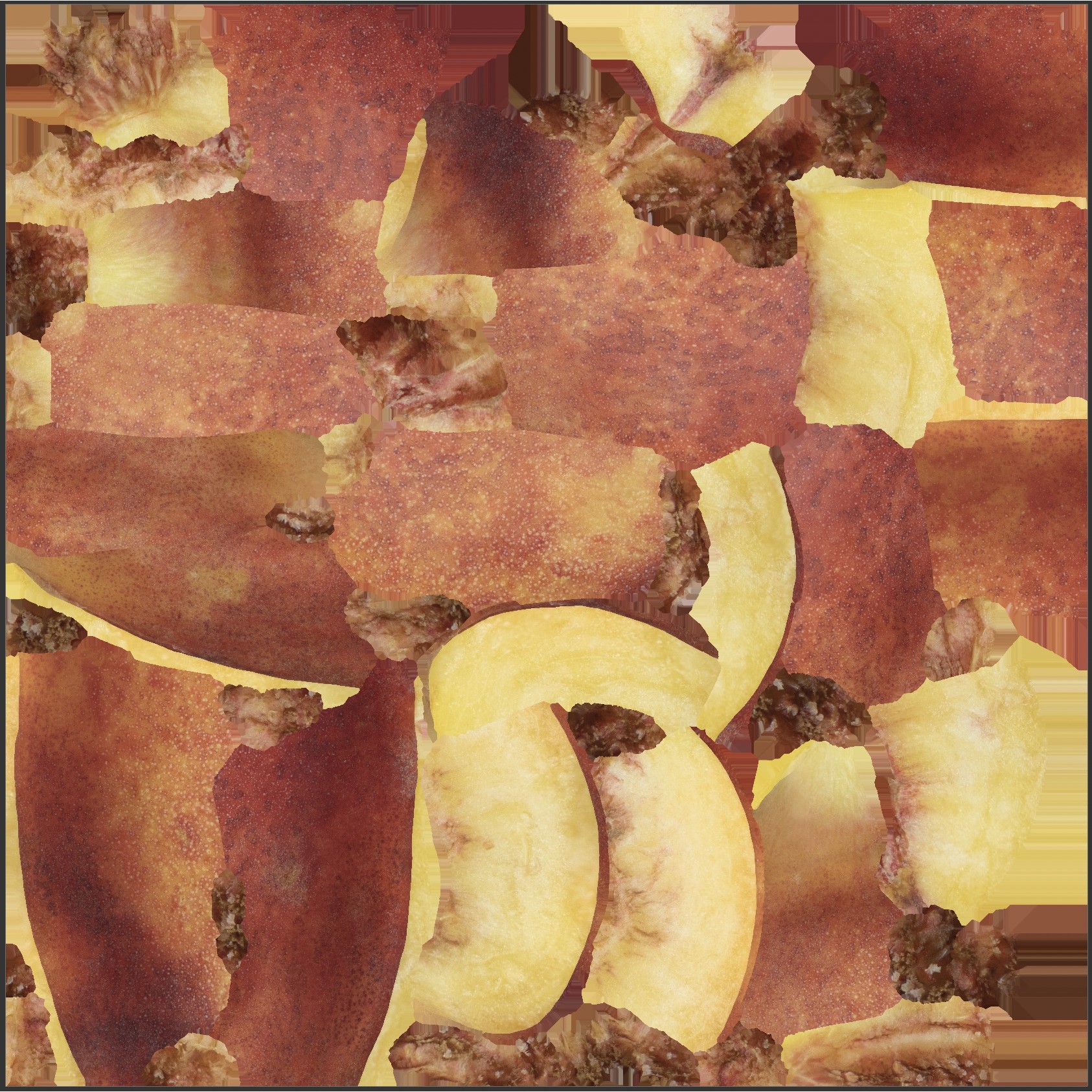 Peaches Set 02 - Low-Poly Game-Ready 3D Model