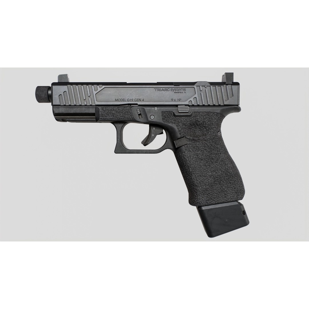 TRIARC Systems Glock 19 3D Model – Low Poly Game Ready Pistol, FBX - View 5
