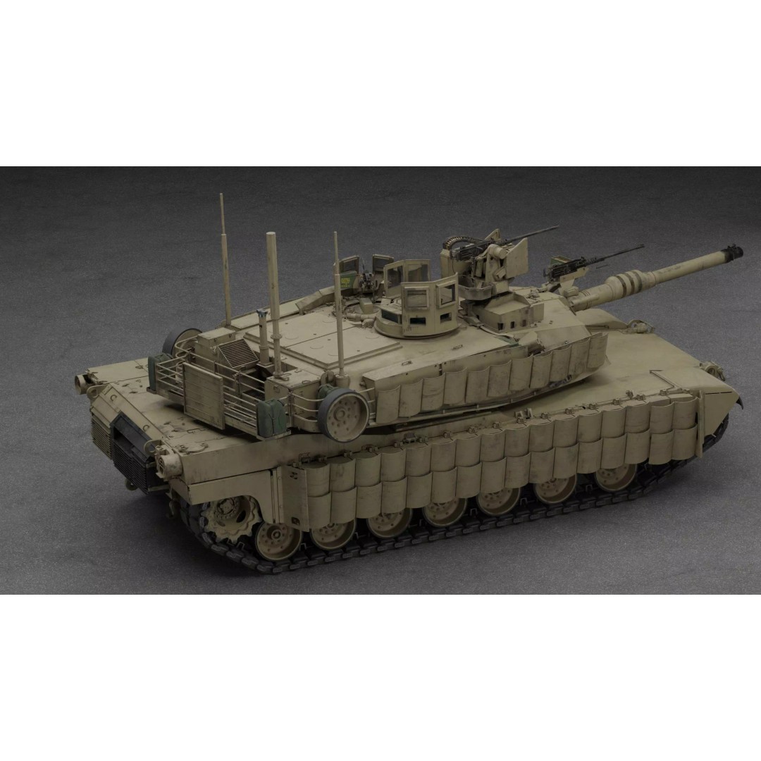 M1A2 SEP 2 Abrams Tank 3D Model – High Poly PBR Asset, Blender, FBX - View 11