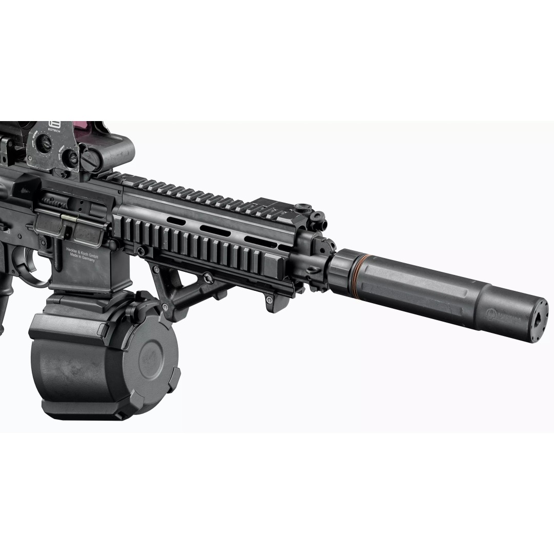 HK416 3D Model – Low Poly Game Ready Tactical Rifle with PBR Textures - View 16