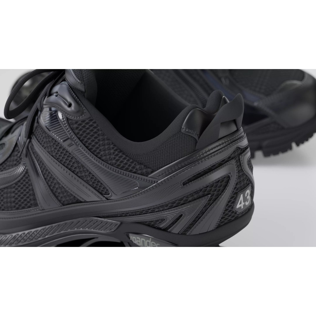 Balenciaga Xpander 3D Model – Low Poly Sneaker Asset, FBX, PBR - View 11
