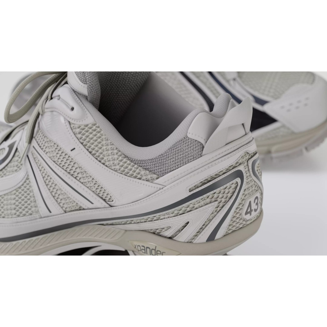 Balenciaga Xpander 3D Model – Low Poly Sneaker Asset, FBX, PBR - View 12