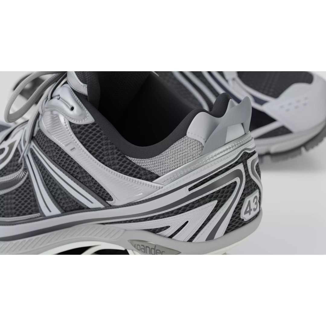 Balenciaga Xpander 3D Model – Low Poly Sneaker Asset, FBX, PBR - View 14