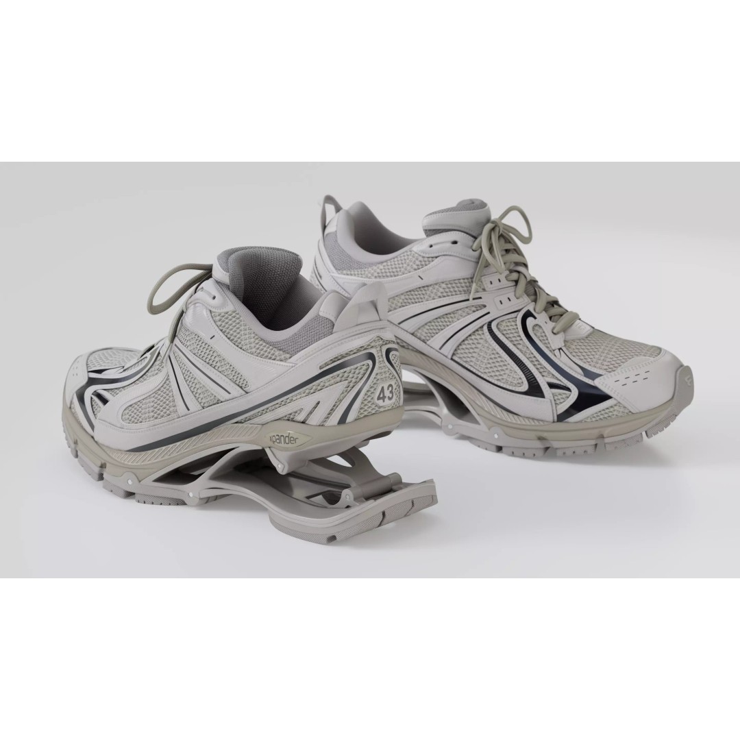 Balenciaga Xpander 3D Model – Low Poly Sneaker Asset, FBX, PBR - View 15