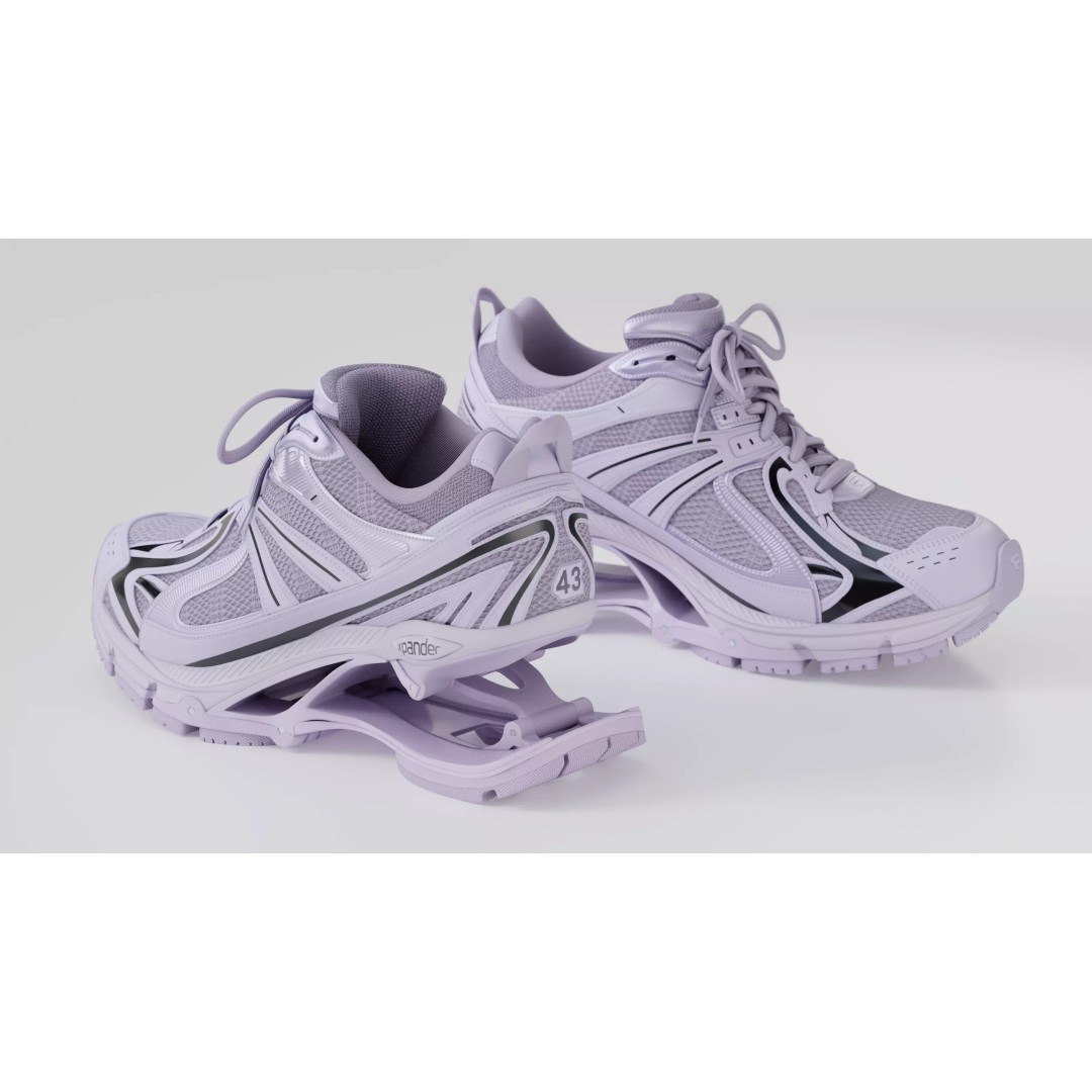 Balenciaga Xpander 3D Model – Low Poly Sneaker Asset, FBX, PBR - View 16