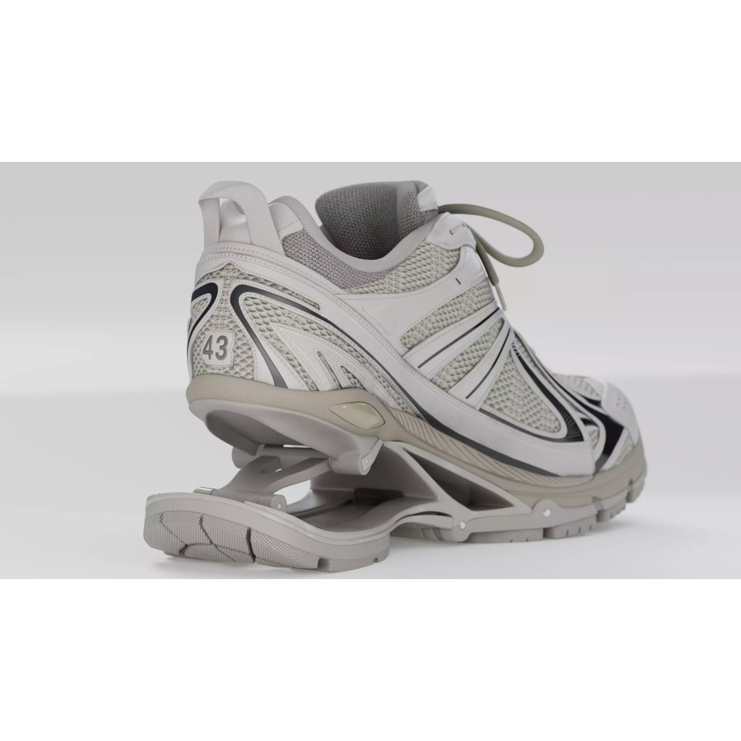 Balenciaga Xpander 3D Model – Low Poly Sneaker Asset, FBX, PBR - View 39