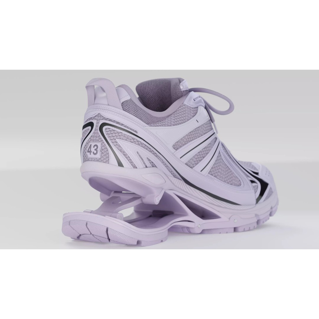 Balenciaga Xpander 3D Model – Low Poly Sneaker Asset, FBX, PBR - View 40