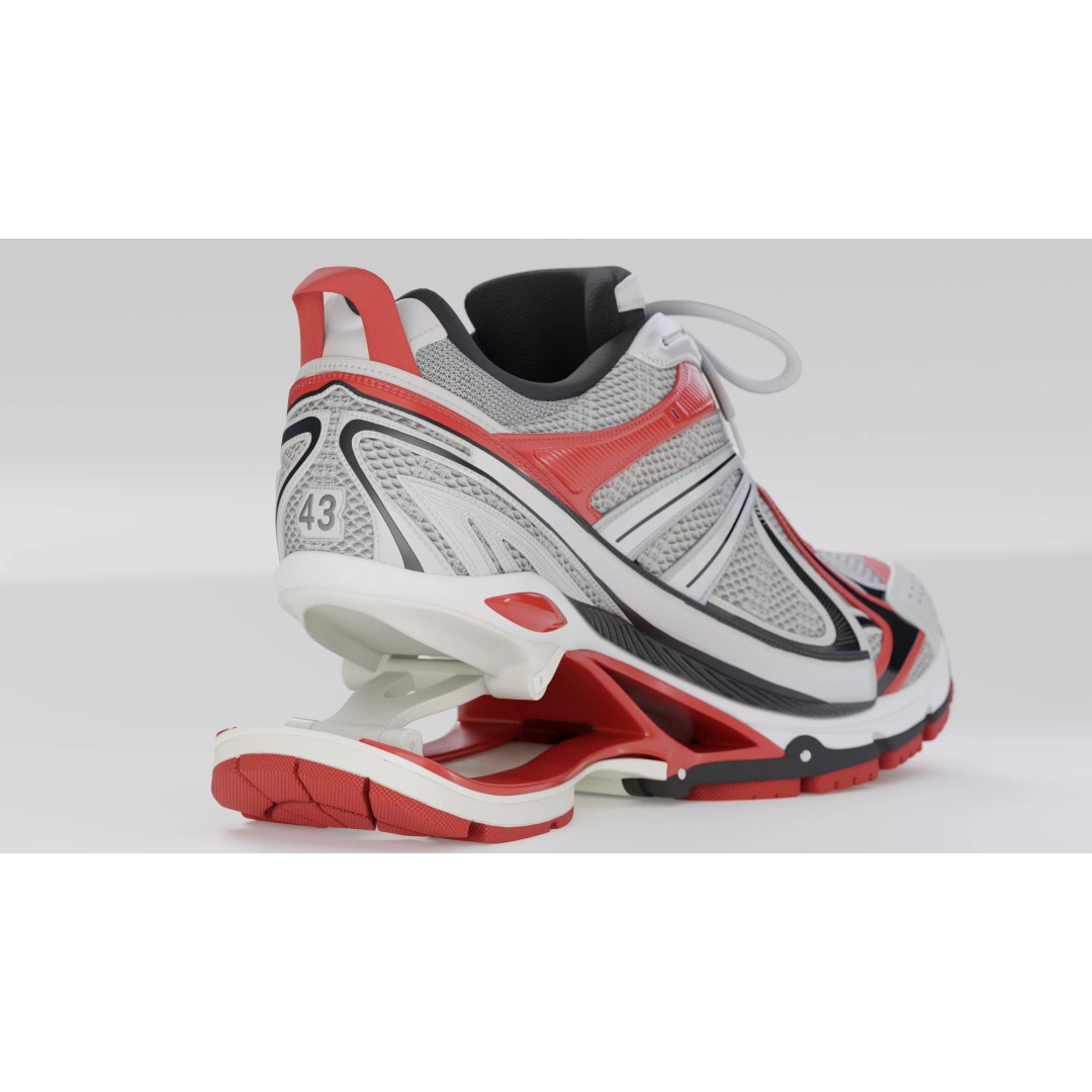 Balenciaga Xpander 3D Model – Low Poly Sneaker Asset, FBX, PBR - View 41