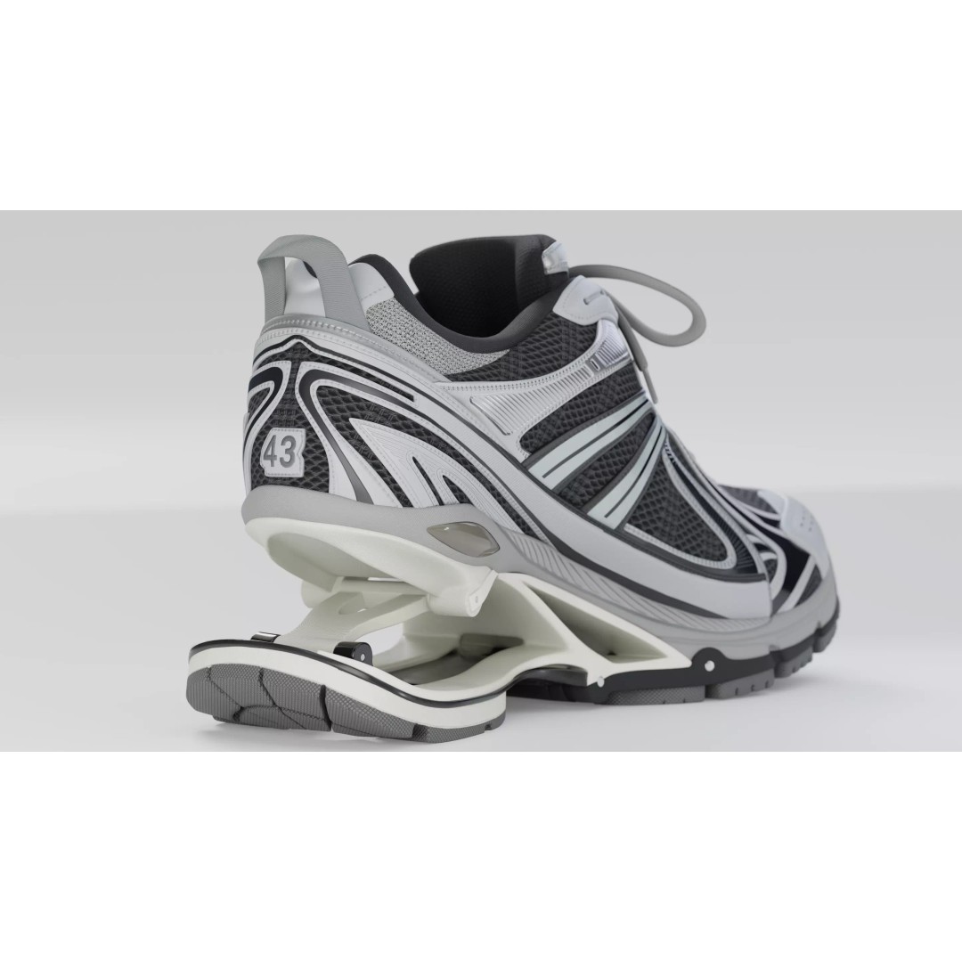 Balenciaga Xpander 3D Model – Low Poly Sneaker Asset, FBX, PBR - View 42