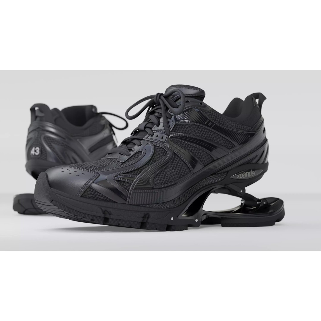 Balenciaga Xpander 3D Model – Low Poly Sneaker Asset, FBX, PBR - View 43