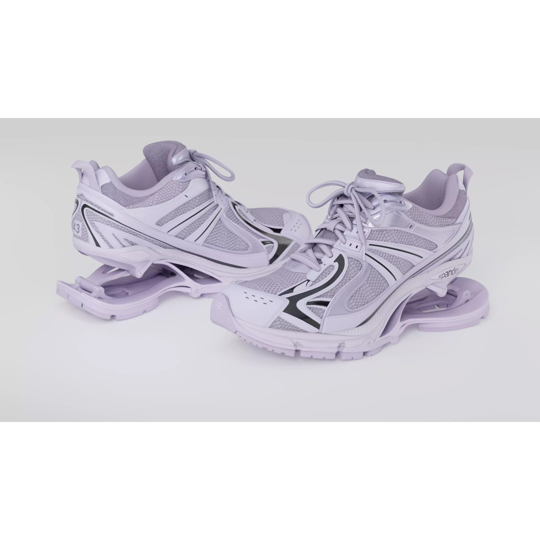 Balenciaga Xpander 3D Model – Low Poly Sneaker Asset, FBX, PBR - View 5