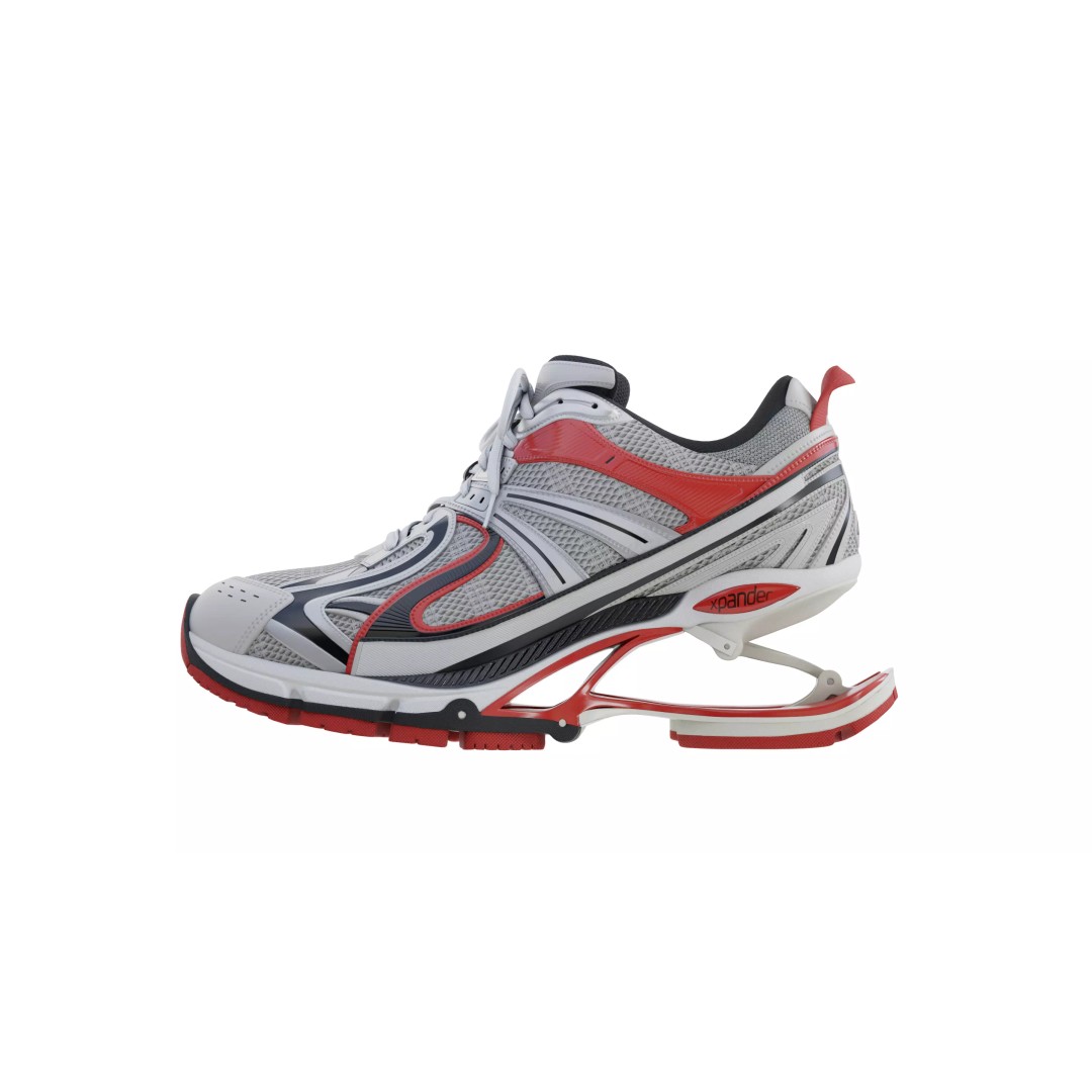 Balenciaga Xpander 3D Model – Low Poly Sneaker Asset, FBX, PBR - View 65