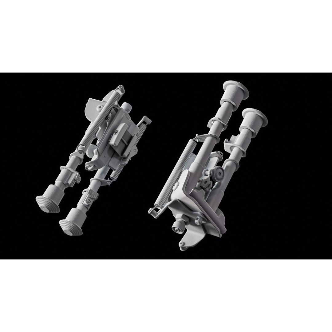 Harris BRM 6-9 Bipod 3D Model – Low Poly Game Asset, FBX, PBR - View 20