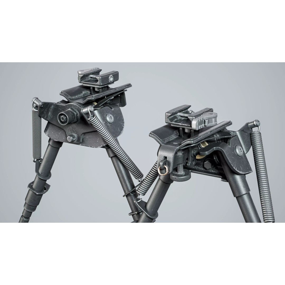 Harris BRM 6-9 Bipod 3D Model – Low Poly Game Asset, FBX, PBR - View 6