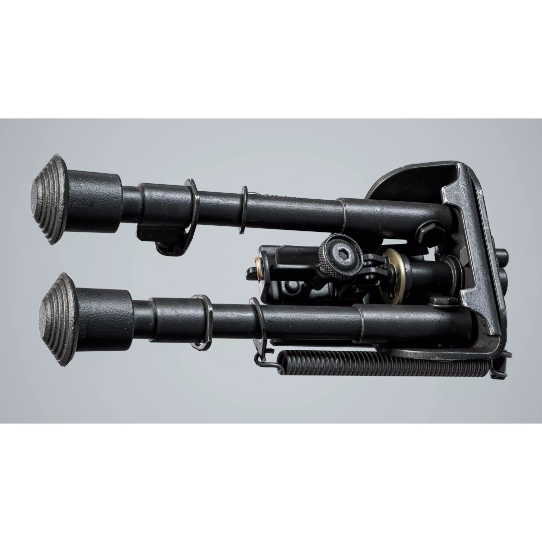 Harris BRM 6-9 Bipod 3D Model – Low Poly Game Asset, FBX, PBR - View 9