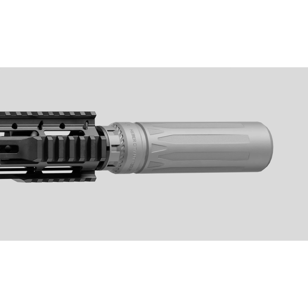 DeadAir Nomad Ti XC Suppressor 3D Model – Low Poly PBR Game Asset, FBX