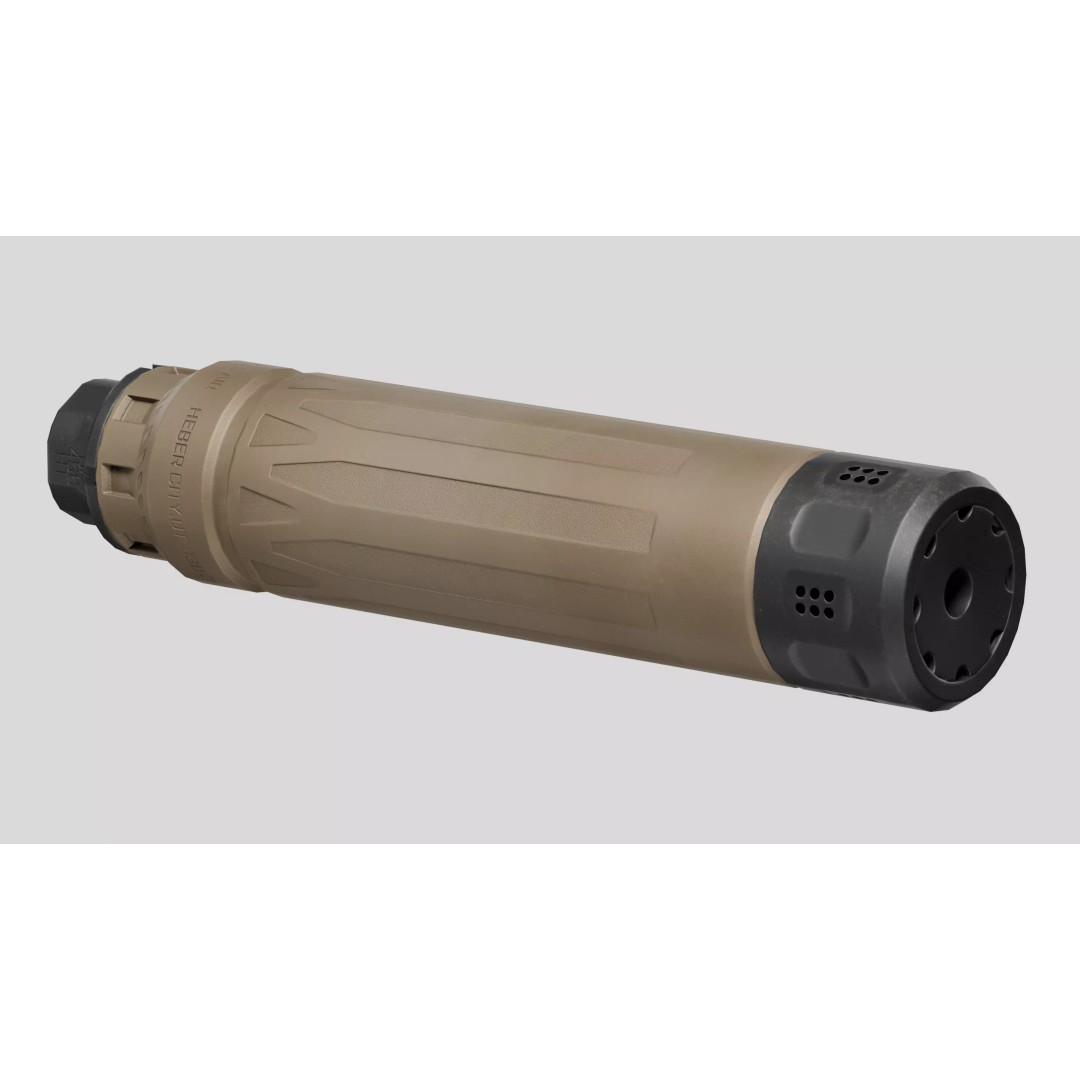 DeadAir Nomad Ti XC Suppressor 3D Model – Low Poly PBR Game Asset, FBX - View 10