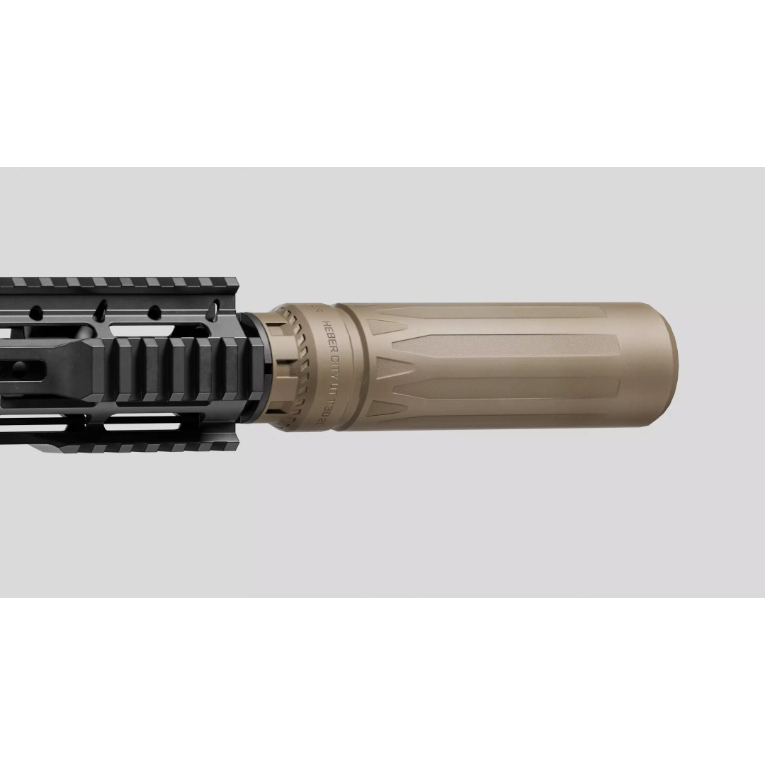 DeadAir Nomad Ti XC Suppressor 3D Model – Low Poly PBR Game Asset, FBX - View 21