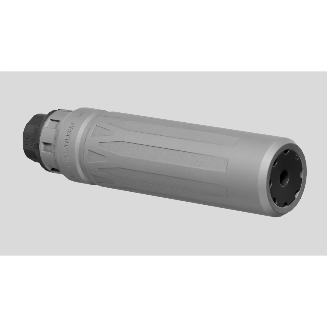 DeadAir Nomad Ti XC Suppressor 3D Model – Low Poly PBR Game Asset, FBX - View 5