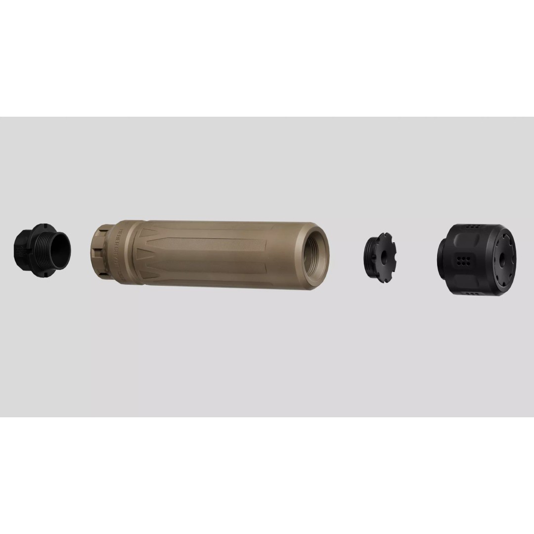 DeadAir Nomad Ti XC Suppressor 3D Model – Low Poly PBR Game Asset, FBX - View 7