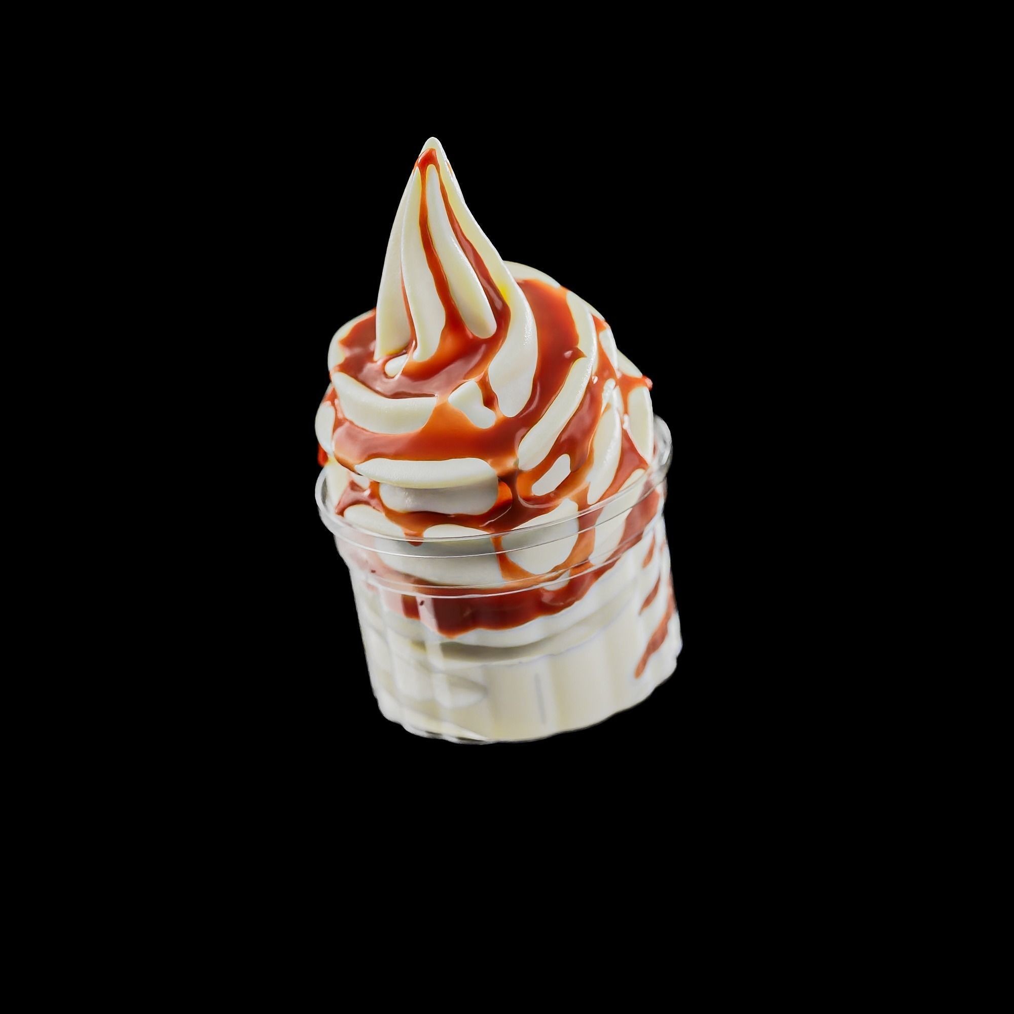 Soft Ice Creams - Realistic Scene Setup 3D Model - View 10