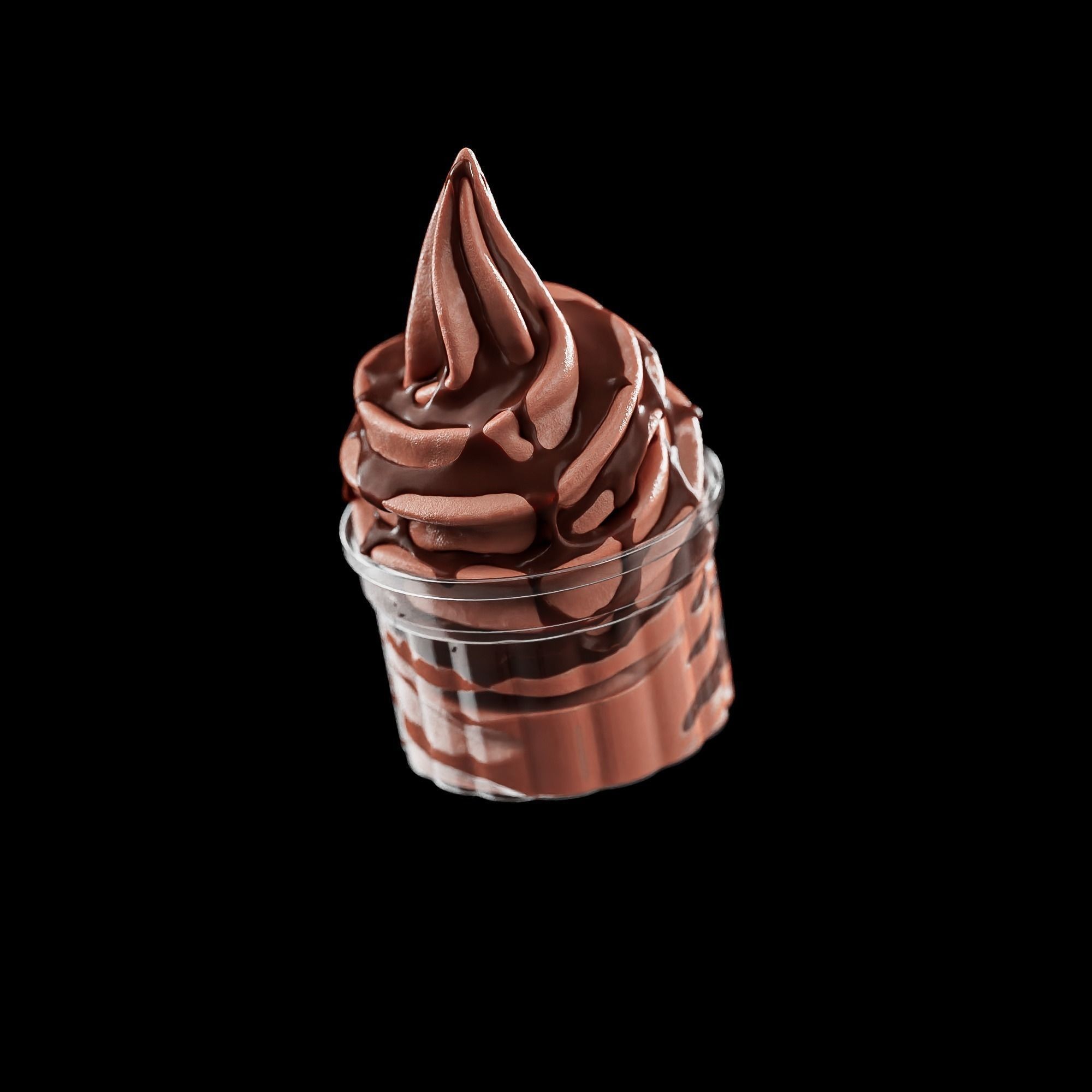 Soft Ice Creams - Realistic Scene Setup 3D Model - View 11