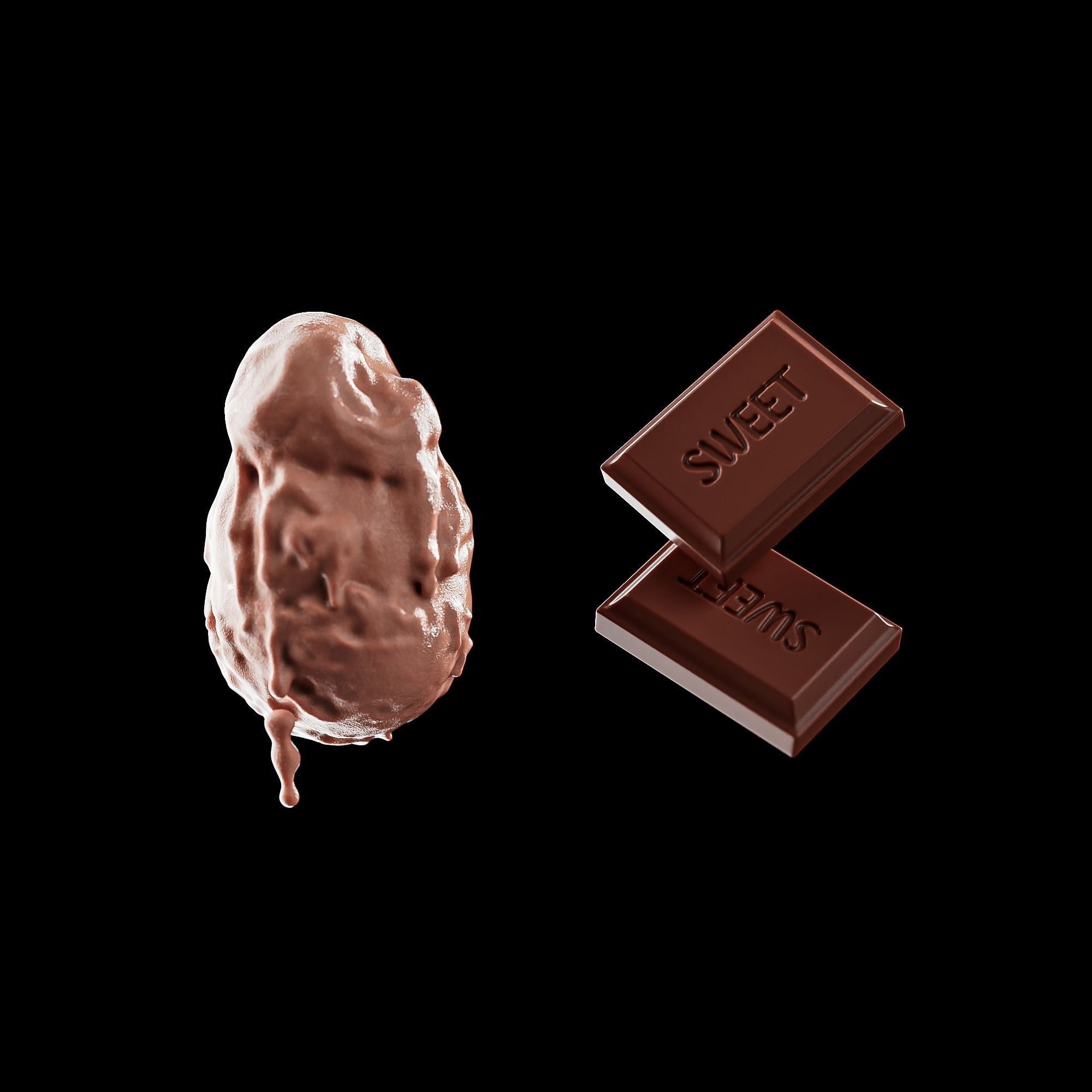 Soft Ice Creams - Realistic Scene Setup 3D Model - View 17