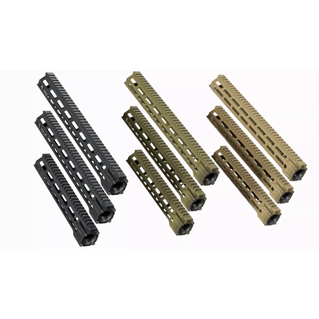 AR 15 Tactical Handguards 3D Model – Low Poly Game-Ready PBR Asset - View 15