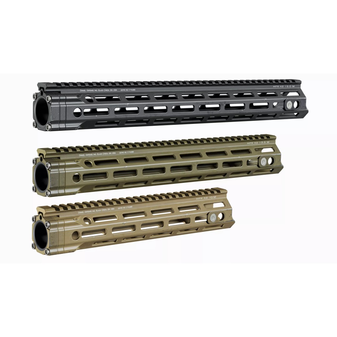 AR 15 Tactical Handguards 3D Model – Low Poly Game-Ready PBR Asset - View 4