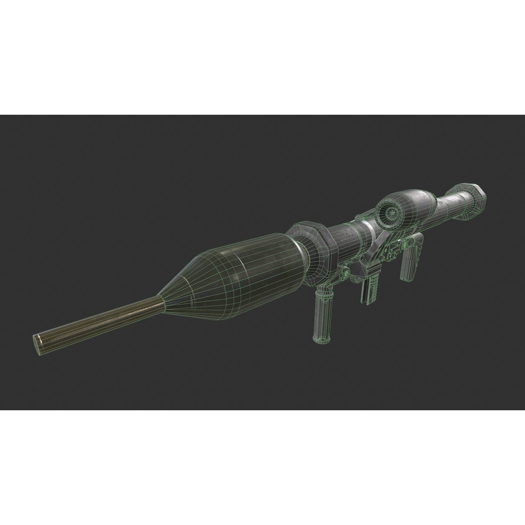 Panzerfaust-3 3D Model – Low Poly Game-Ready Asset, FBX - View 8