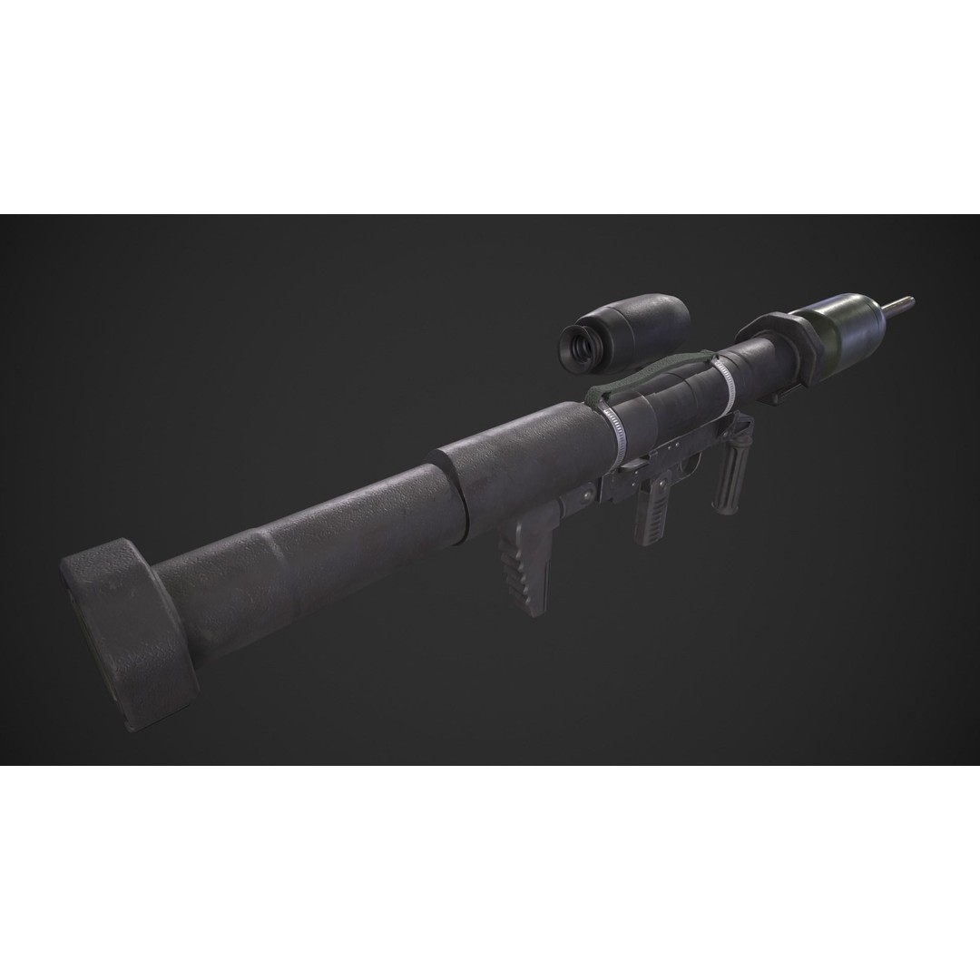 Panzerfaust-3 3D Model – Low Poly Game-Ready Asset, FBX - View 9