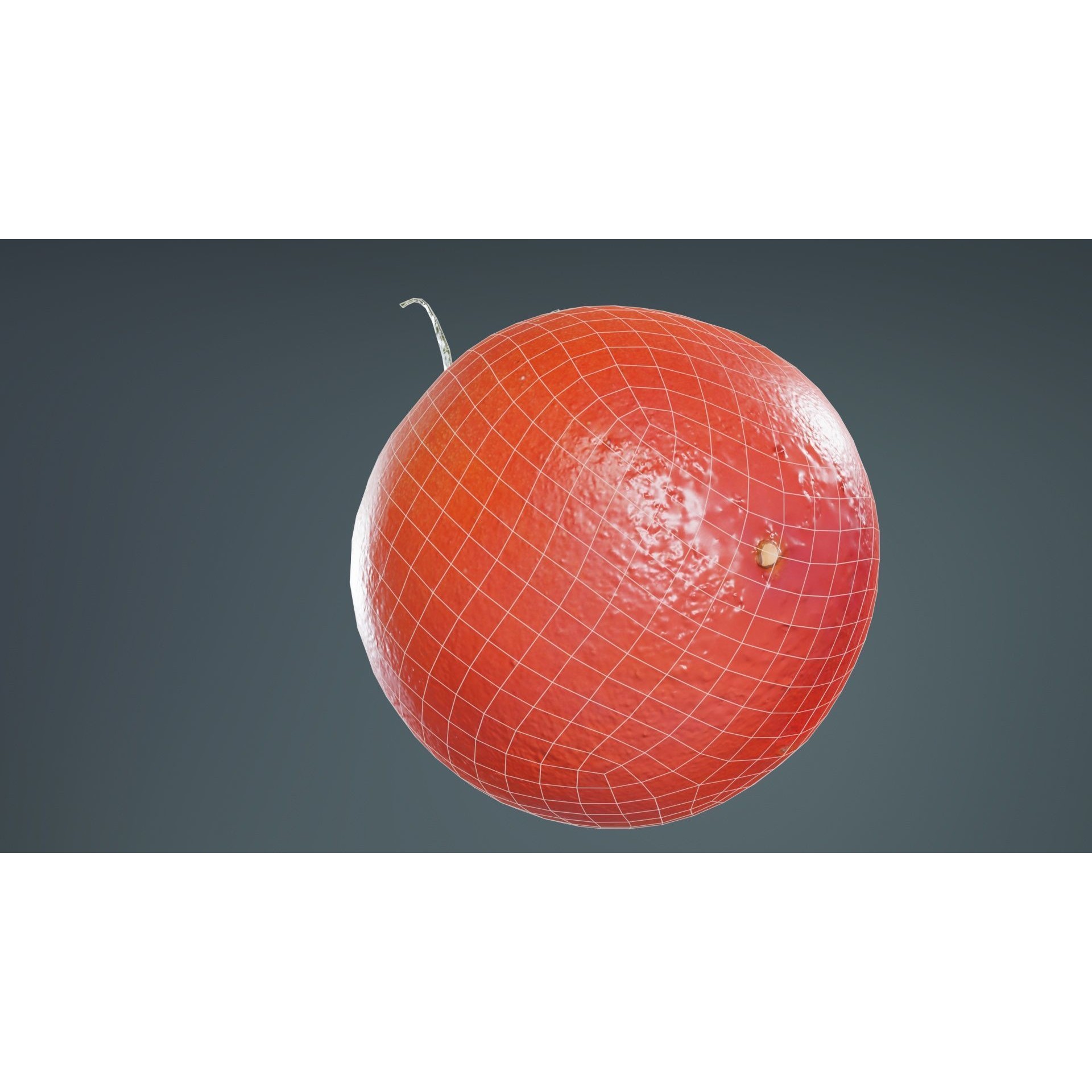 Tomato - Low-Poly Game-Ready 3D Model - View 12