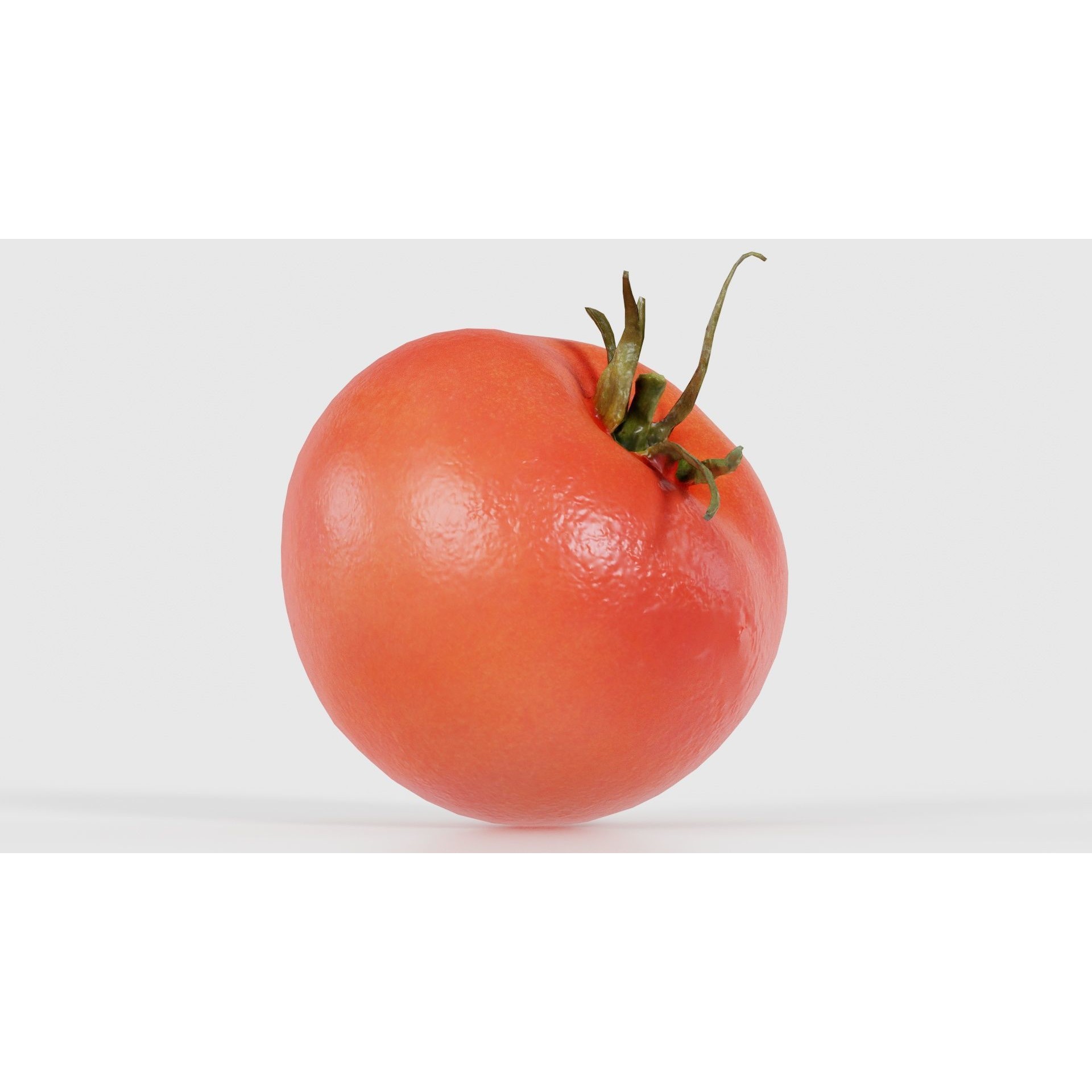 Tomato - Low-Poly Game-Ready 3D Model - View 17