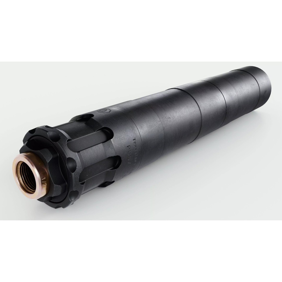 Rugged Suppressors Obsidian 9mm Handgun Suppressor 3D Model – Low Poly Game Asset, FBX - View 16
