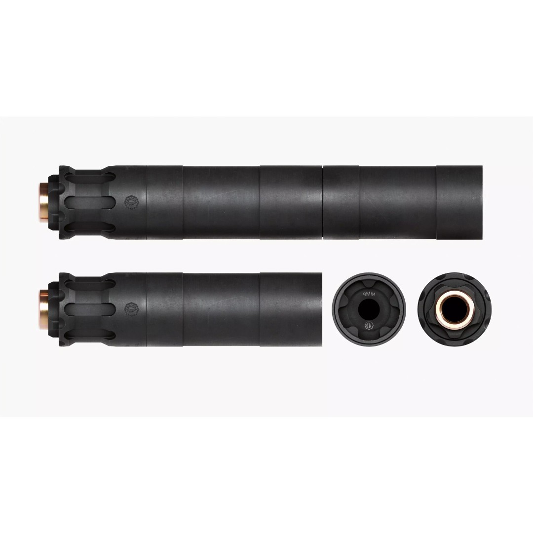 Rugged Suppressors Obsidian 9mm Handgun Suppressor 3D Model – Low Poly Game Asset, FBX - View 18