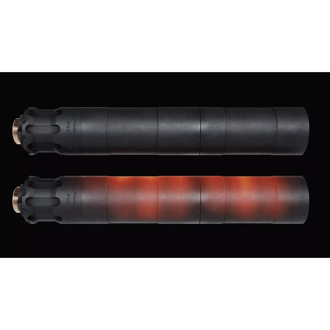 Rugged Suppressors Obsidian 9mm Handgun Suppressor 3D Model – Low Poly Game Asset, FBX - View 8