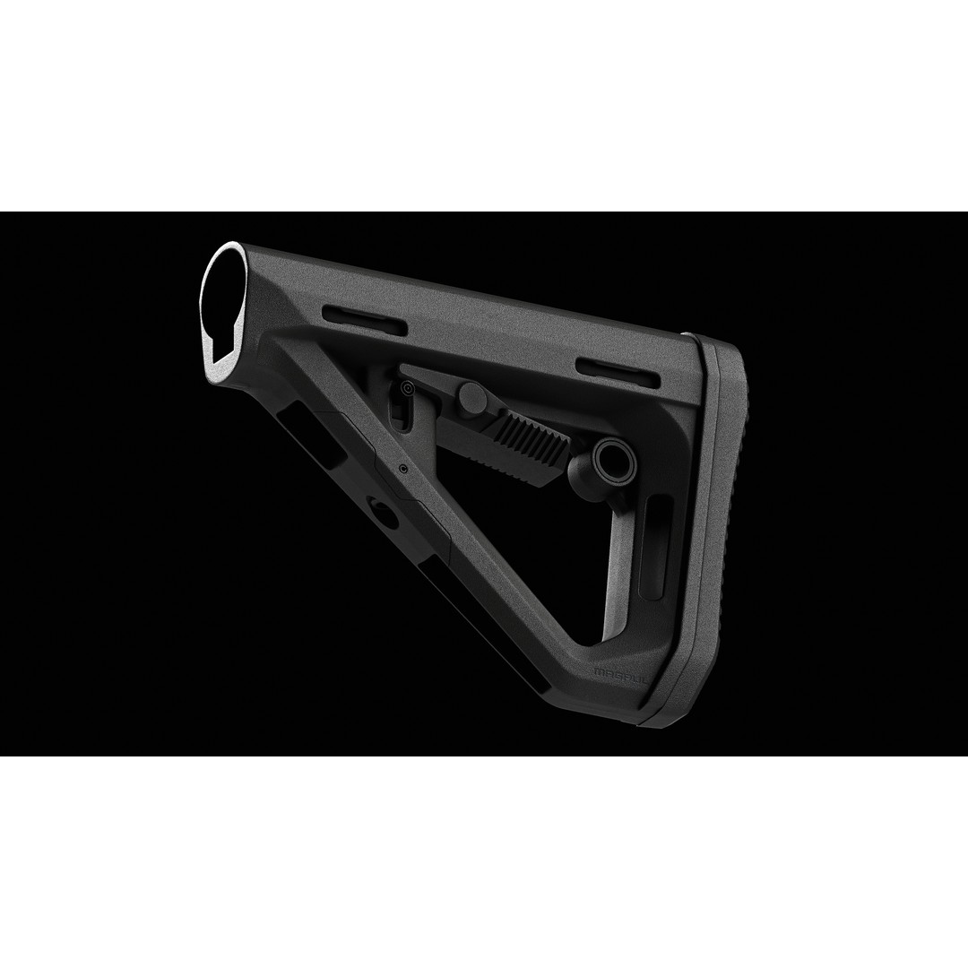 DT Carbine Stock 3D Model – Low-Poly Game-Ready Asset, FBX, OBJ - View 12