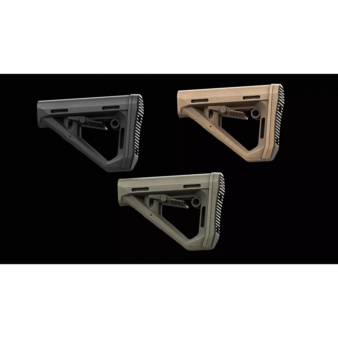 DT Carbine Stock 3D Model – Low-Poly Game-Ready Asset, FBX, OBJ - View 2