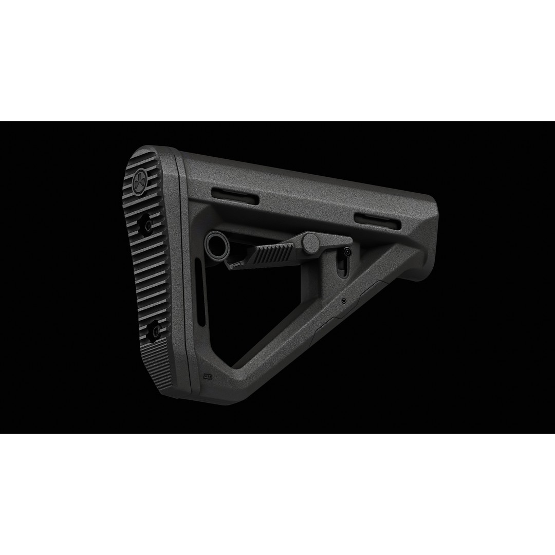 DT Carbine Stock 3D Model – Low-Poly Game-Ready Asset, FBX, OBJ - View 6