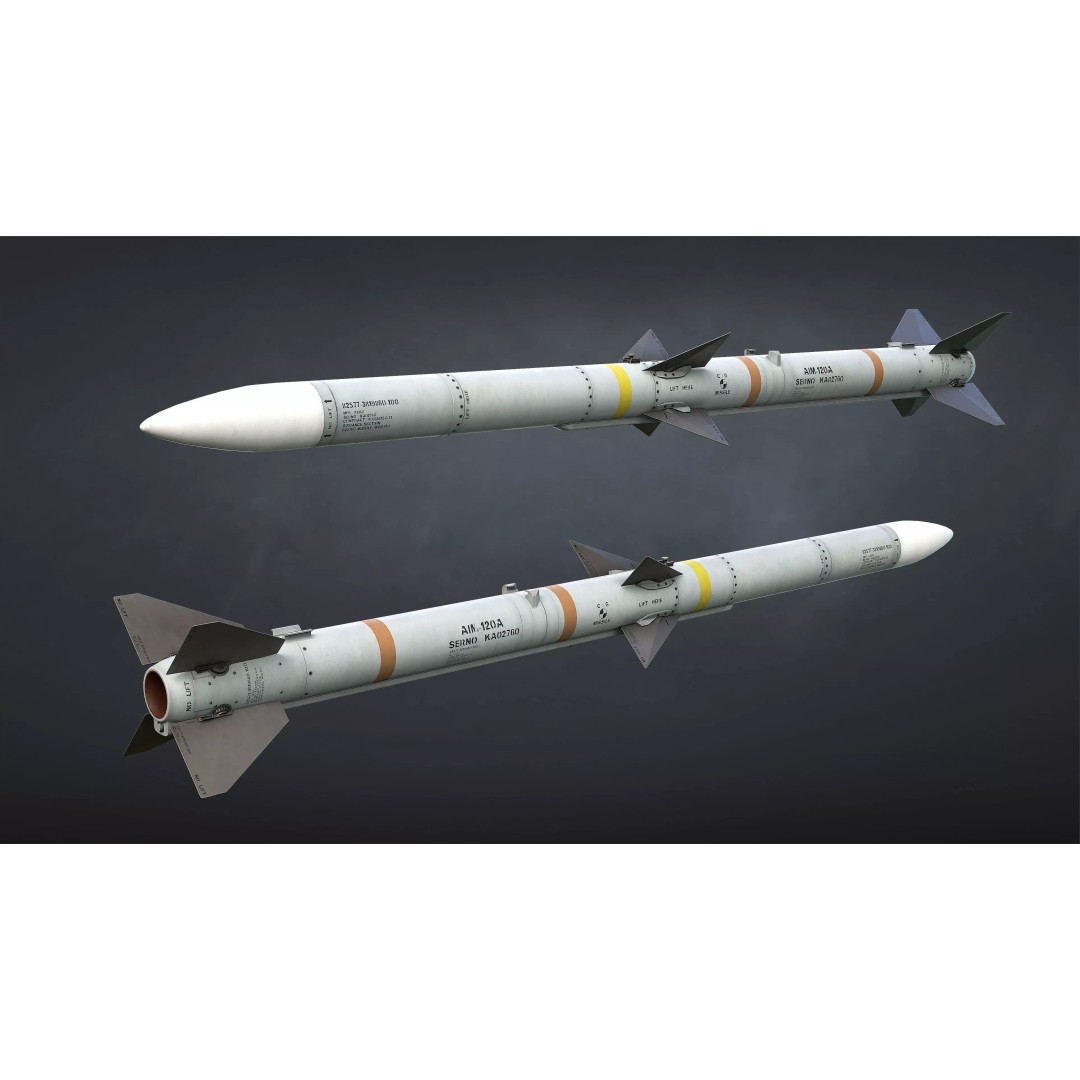 NASAMS SAM Launcher 3D Model – Low Poly Game Ready Asset, FBX - View 10