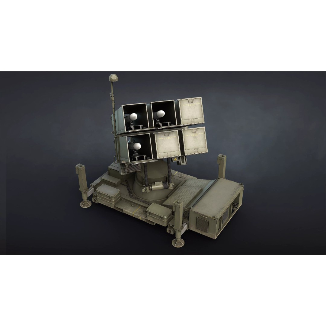 NASAMS SAM Launcher 3D Model – Low Poly Game Ready Asset, FBX - View 8