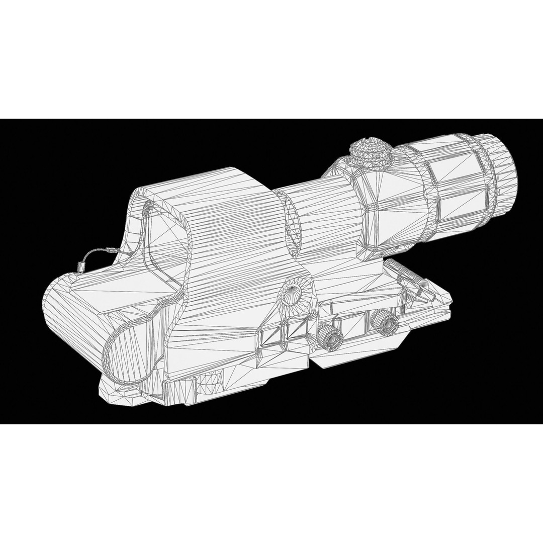 Eotech Exps3 3D Model – Low Poly Game-Ready Asset, FBX, PBR - View 11