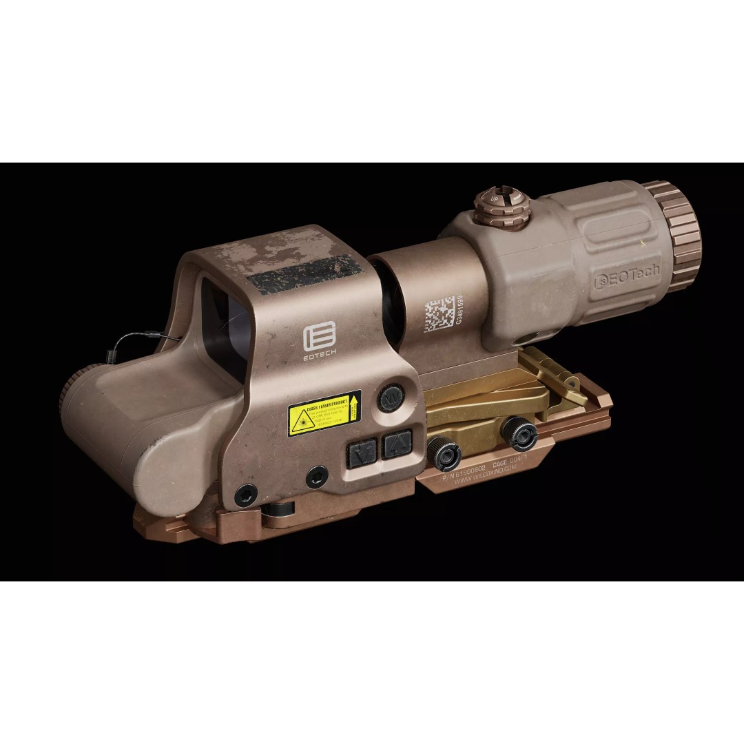 Eotech Exps3 3D Model – Low Poly Game-Ready Asset, FBX, PBR - View 2