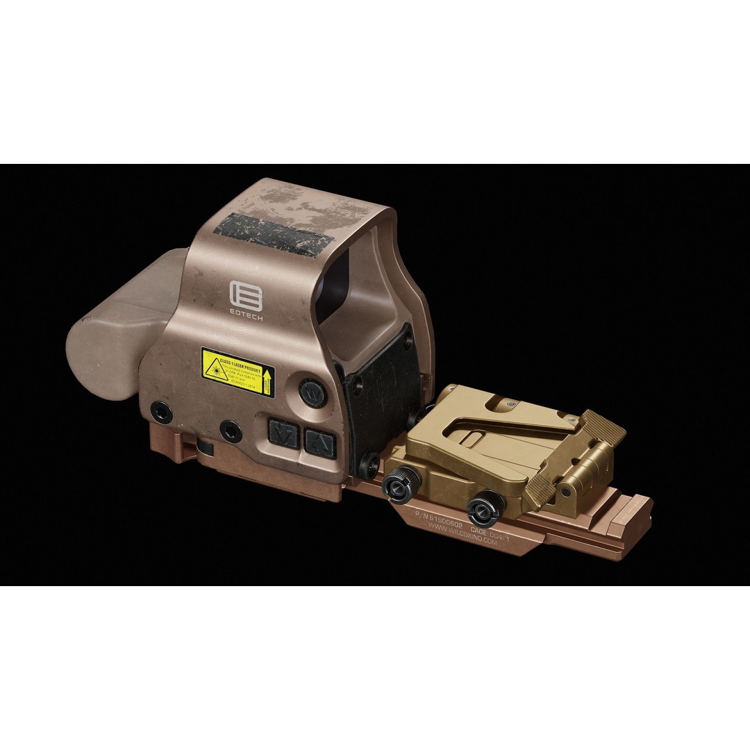 Eotech Exps3 3D Model – Low Poly Game-Ready Asset, FBX, PBR - View 9