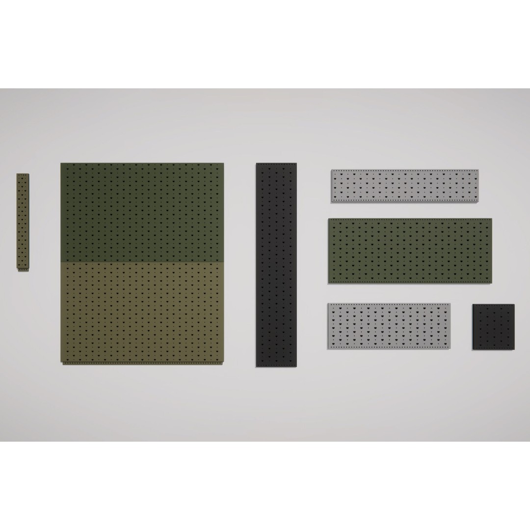 Modular Weapon Rack Kit 3D Model – Low Poly Game Asset, FBX - View 10